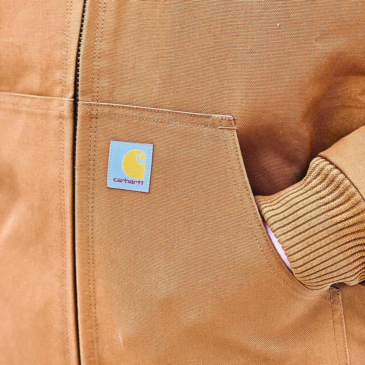 Carhartt I-State Brown Quilted Flannel Jacket